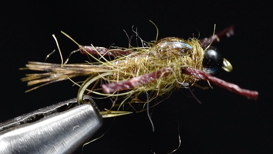 Rubber Leg Hare's Ear Green Drake Fly Tying Video