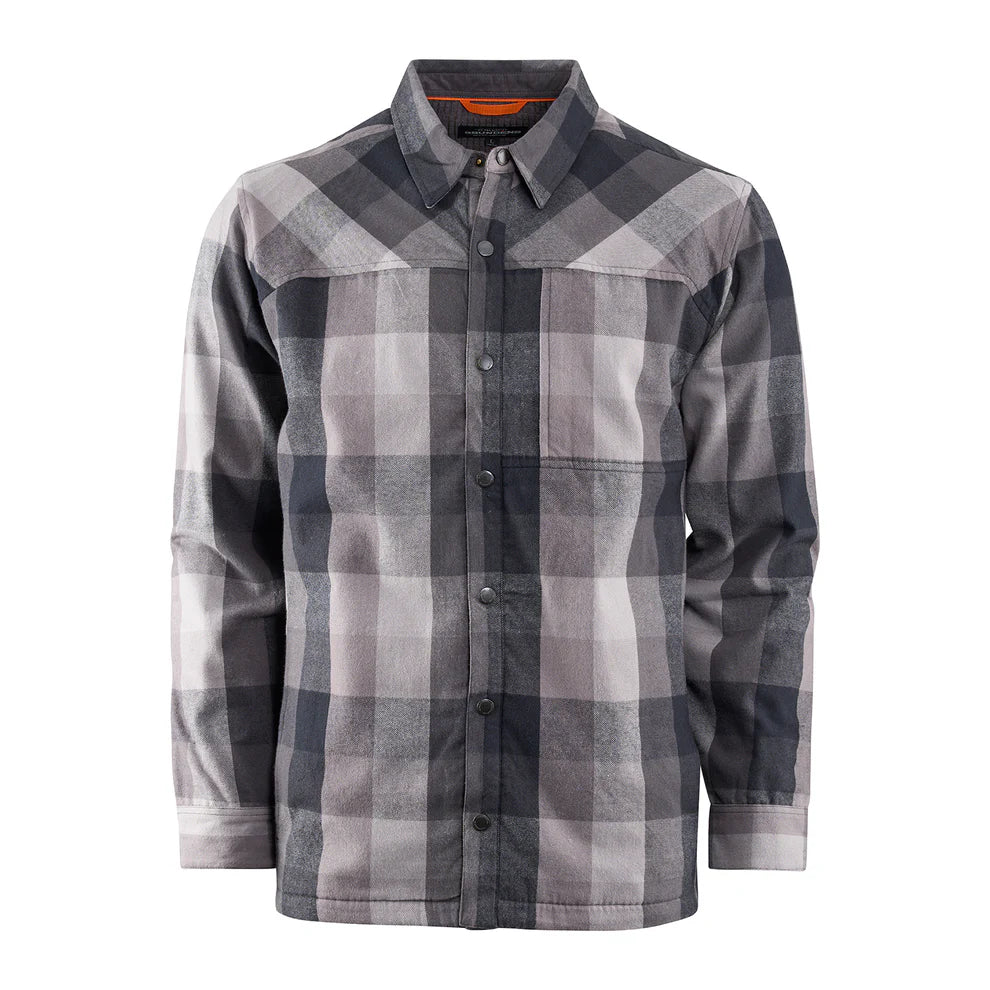 Grundens Bankside Lined Shacket - Anchor Plaid