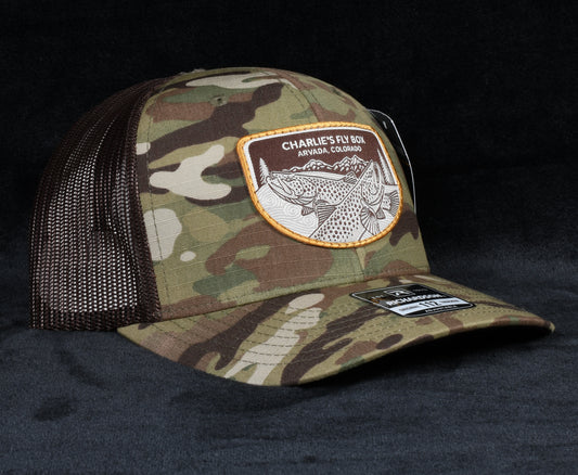 CFB Trucker Hat, Camo with Underwood Logo