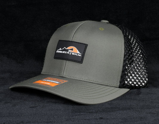 CFB Active Hat, Olive Black with Rubberized Logo