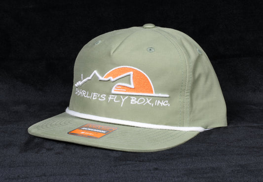 CFB Flat Bill Rope Hat with Raised Logo