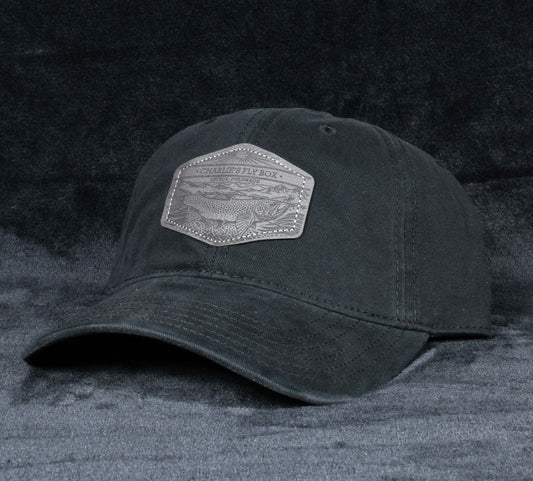 CFB Soft Hat, Black with Underwood Leather Patch Logo