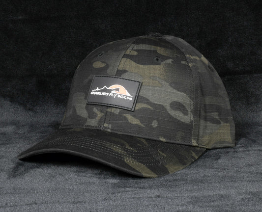 CFB Hat, Olive/Black Camo with Rubber Patch Logo