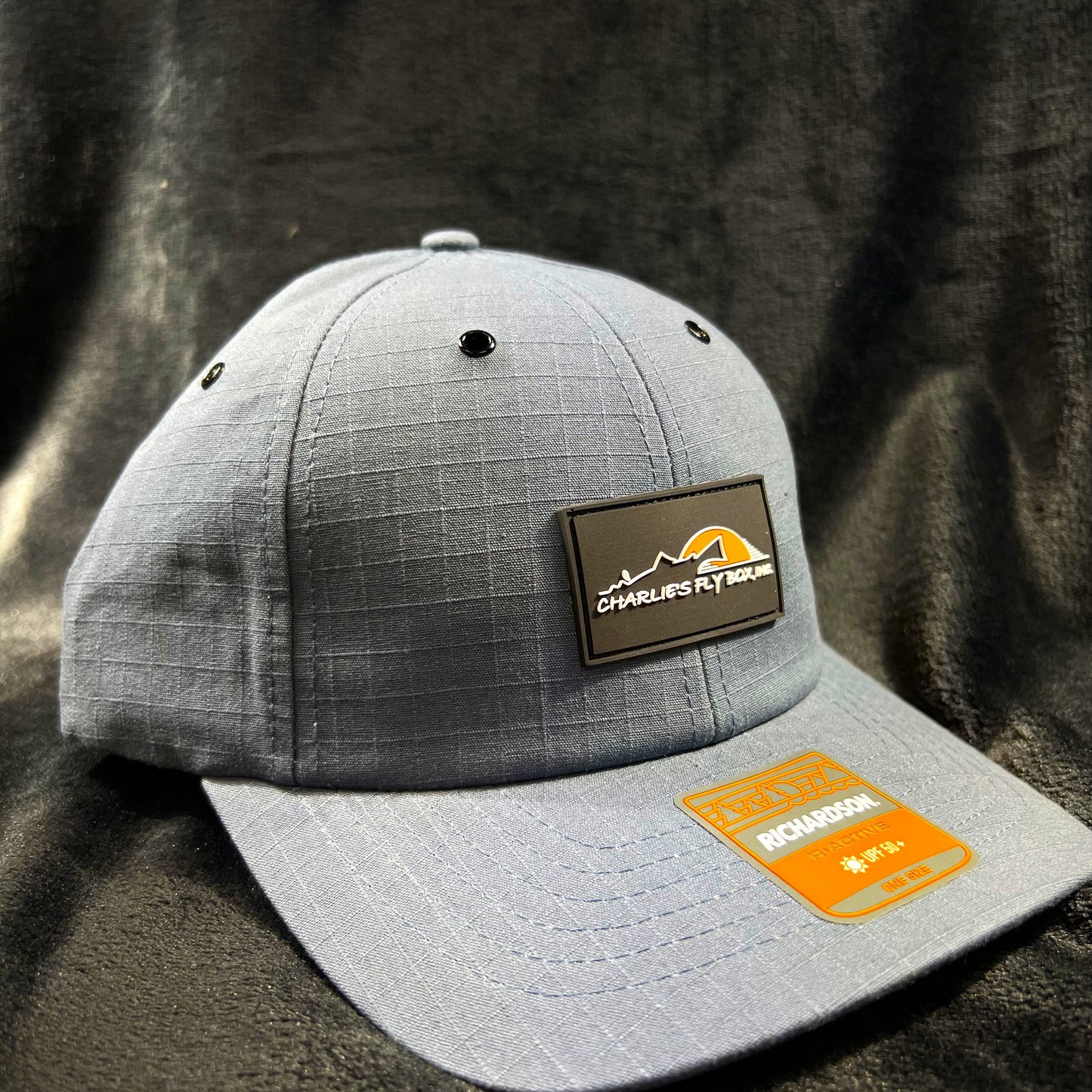 CFB Rubber Patch 6 Panel Hat, Blue