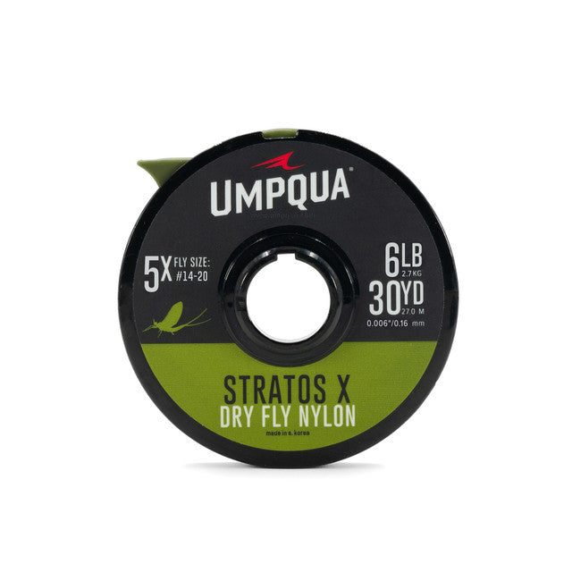 Umpqua Stratos X Dry Fly Nylon Tippet Gray Camo