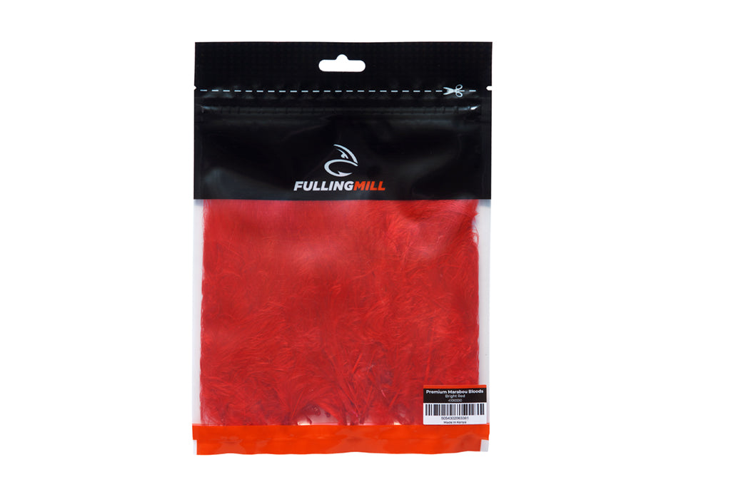 Fulling Mill Premium Marabou Blood Feathers