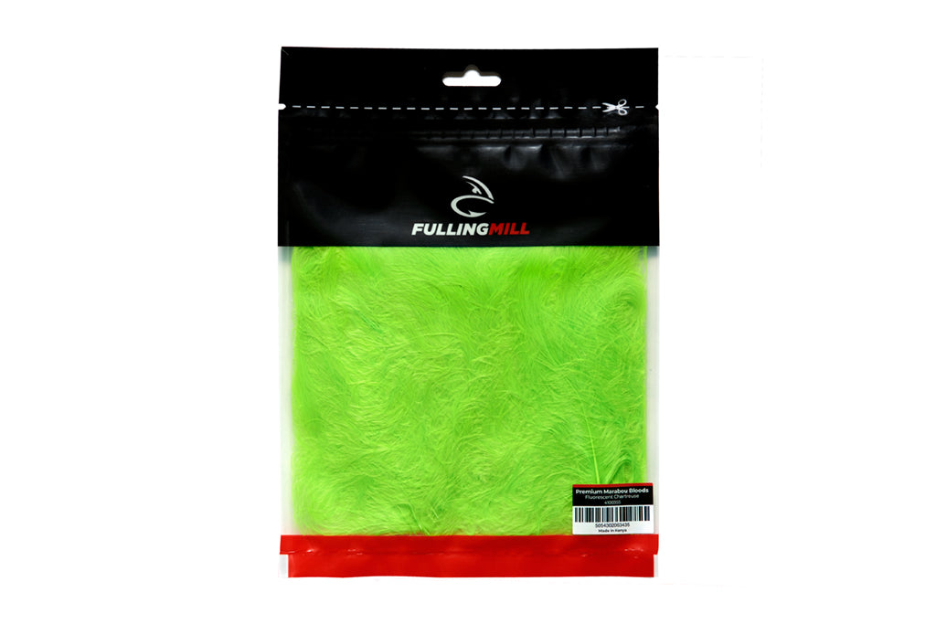 Fulling Mill Premium Marabou Blood Feathers