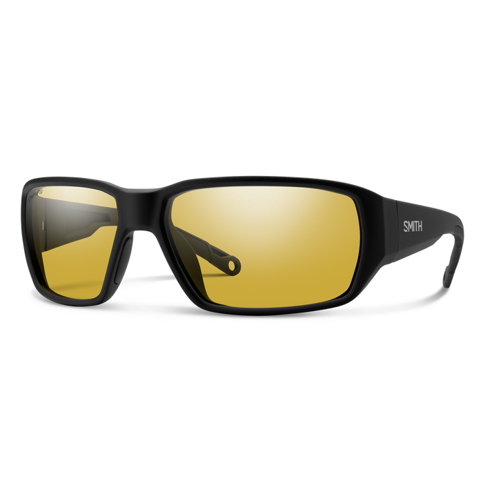 Smith Hookset Matte Black + ChromaPop™ Glass Polarized Low Light Yellow