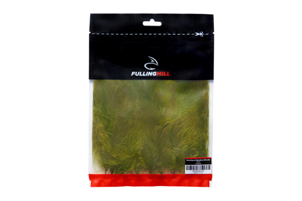 Fulling Mill Premium Marabou Blood Feathers