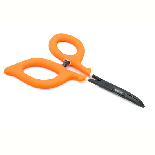 Umpqua River Grip Precision Curved Scissor Forceps 6”