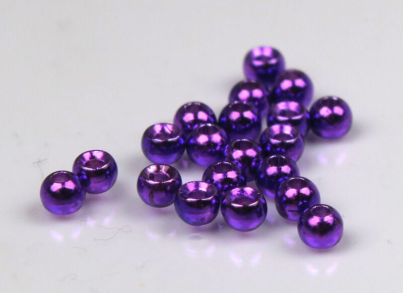 Plummeting Tungsten Beads, (radiant metallic colors)